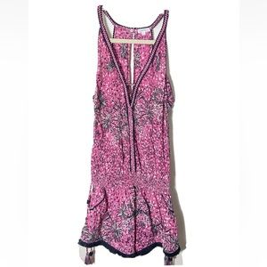 Poupette st Barth silk romper shorts small s